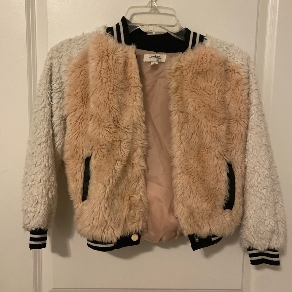 Faux fur jacket